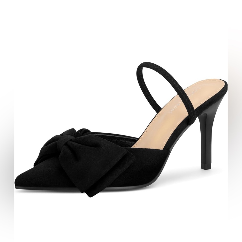 Black Women's stiletto heel dress shoes